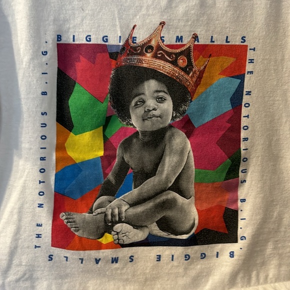 The Notorious B.I.G graphic crop top size small - Picture 2 of 5